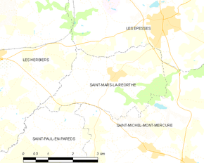 Poziția localității Saint-Mars-la-Réorthe