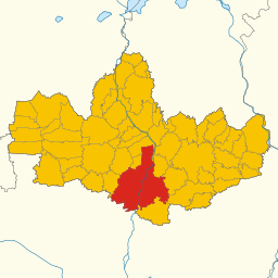 Monzas läge i Monza e Brianza