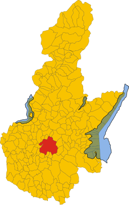 Brescias läge i provinsen Brescia