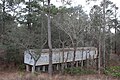 Mobile Home raised above the banks of the Ohoopee River