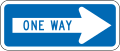 (R3-12) One-way traffic (pointing right)
