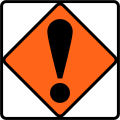 (TW-2) Attention - Other Dangers! (never used alone, a supplementary plate will explain the danger)