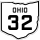 State Route 32 marker