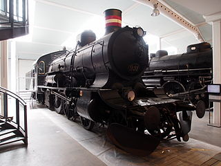 P 931 steam locomotive.