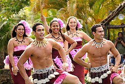 szamoai táncosok Hawaiin