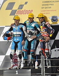 スペイン人ライダーが独占した表彰台