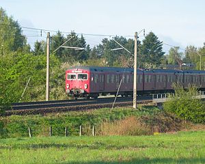 S-tog between Værløse and Farum