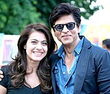 Kajol et SRK en buste.