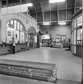 Hal station Zandvoort aan Zee, 1974
