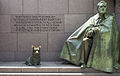 Fala at the Franklin Delano Roosevelt Memorial