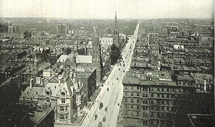 Bird's-eye view looking north from 51st St. c. 1893