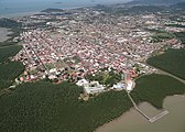 Aerial view of Cayenne.