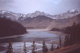 Athabascafloden vid Brûlé Lake