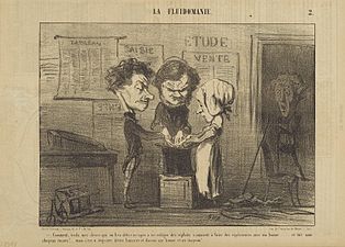 La Fluidomanie (vers 1853), New York, Brooklyn Museum.