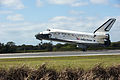 El Discovery aterriza por última vez al final de STS-133.