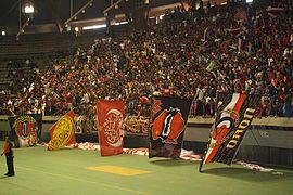 Ultras du Wydad de Casablanca en 2013