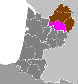 Arrondissement di Bergerac – Localizzazione