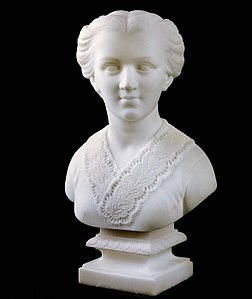 Edmonia Lewisen Anna Cabot Quincy Waterstone lana, 1866