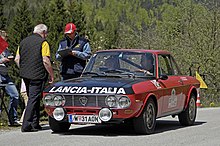 Photographie d'une Lancia Fulvia HF S2