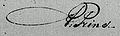 Handtekening Aris Prins (1798-1885)