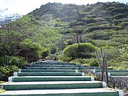 Treppe zum Gipfel