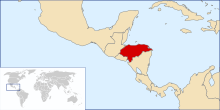 Description de l'image LocationHonduras.svg.