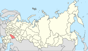 Oblast de Saratov te la Ruscia