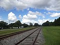 Palm St, RR Crossing looking ENE