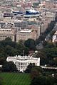 U.S. Park Police helicopter patrolling the National Mall