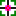 Point rouge croix frontier vert green