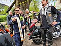 pvik Igor Jereb z motoristi - blagoslov motorjev