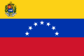 Státní vlajka Spojených států venezuelských (1905–1930) Poměr stran: 2:3