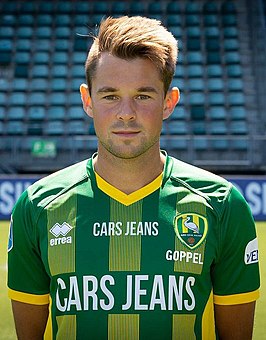 Goppel in 2018 als speler van ADO Den Haag