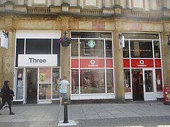 Three and Vodafone, Cambridge Street, Harrogate (11th June 2023).jpg