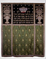 Parojet o cortinado del Arón Ha-Kodesh, Praga, 1853. Museo de Israel, Jerusalén.