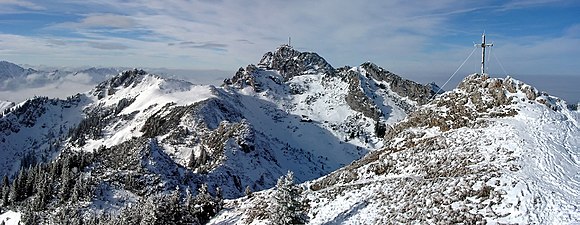 Wendelstein Ostseite (gesehen vom Wildalpjoch)