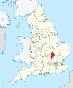 Bedfordshire – Localizzazione