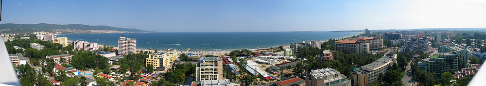A Napospart Bulgária egyik népszerű üdülőhelye