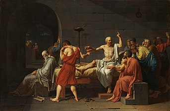 La morte di Socrate (1787), Metropolitan Museum of Art, New York