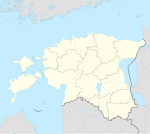 Rouge på en karta över Estland