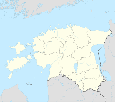 Mapa de localización de Estonia