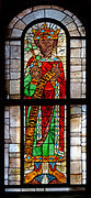 Kralj David iz katedrale v Augsburgu, zgodnje 12. st. Eden najstarejših ohranjenih primerov in situ.