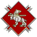 Il lupo di ferro utilizzato come simbolo dell'esercito lituano (più esattamente dalla Brigata di fanteria meccanizzata Lupo di ferro)