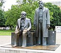 Marx and Engels monument in Berlin, Germany