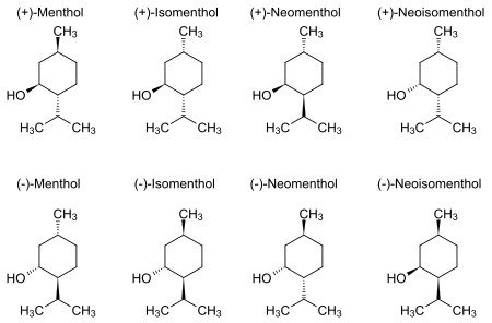 SAtruktur isomer mentol