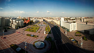 Independence square, Minsk