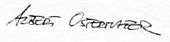 signature d'Albert Ostermaier