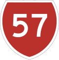 State Highway 57 marker