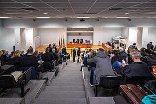 Courtroom in Vilnius, Lithuania