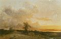 Théodore Rousseau : Solnedgang